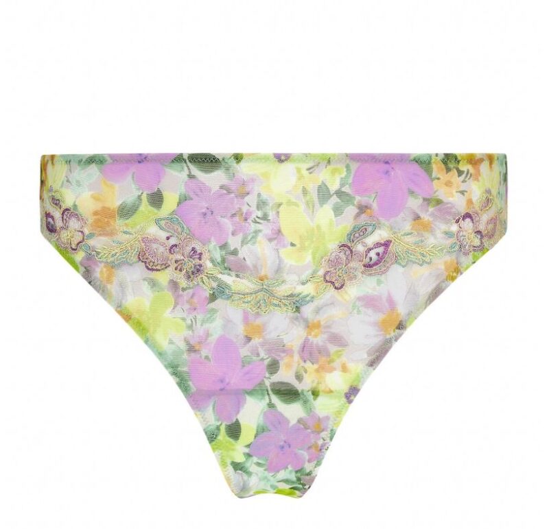 Lingerie Transparente Imprimé Floral Pastel – Image 3